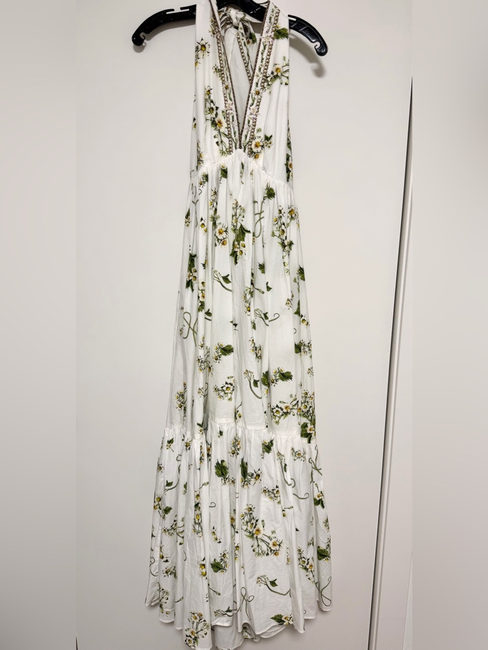 Camilla Botanical Utopia Ruffle Hem Halter Dress - S - NWT - Picture 7 of 14